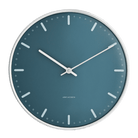 Arne Jacobsen Clocks 43487 City Hall Wall Clock in Blue