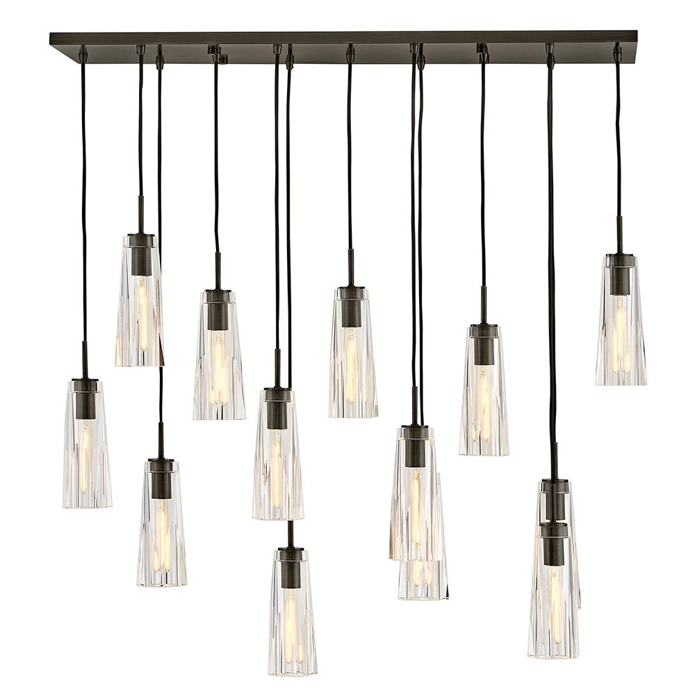 Fredrick Ramond FR31105BX-CL Cosette Crystal Linear en oxyde noir