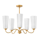 Lark 83715DA Honey Chandelier in Distressed Brass