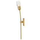 Applique murale Fredrick Ramond FR33320HB Atera Crystal en laiton Heritage