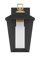 Eurofase 50047-017 Andson LED Outdoor Wall Sconce in Brass-Sand Black Mix