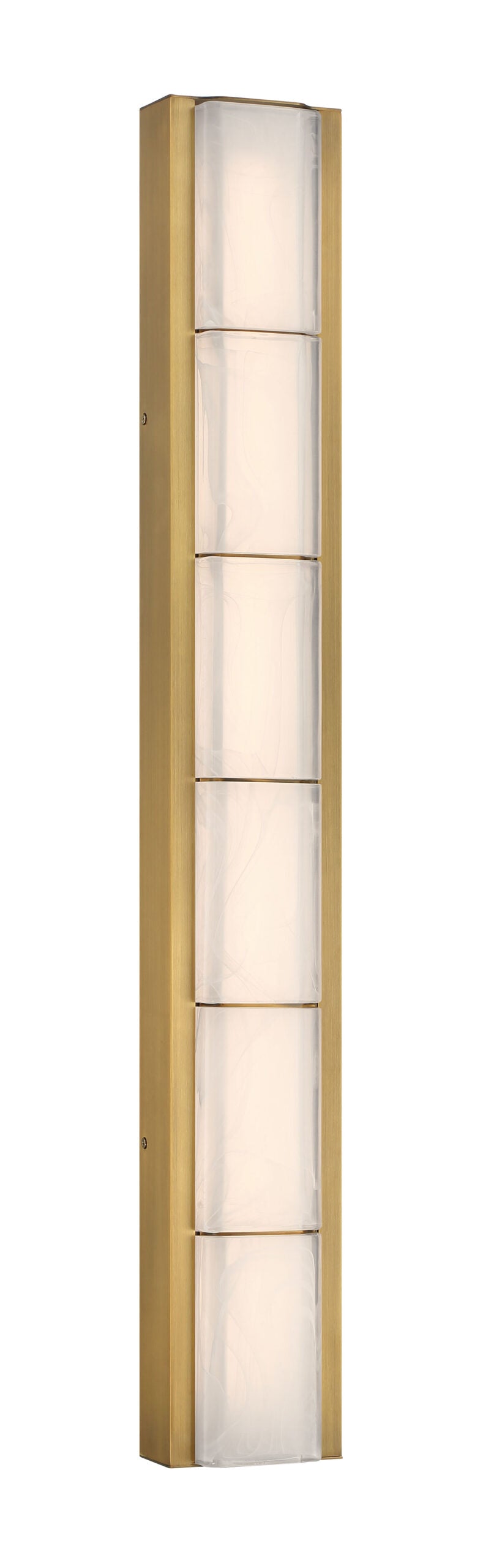 Eurofase 50174-010 Gibraltar LED Vanity in Antique Brass