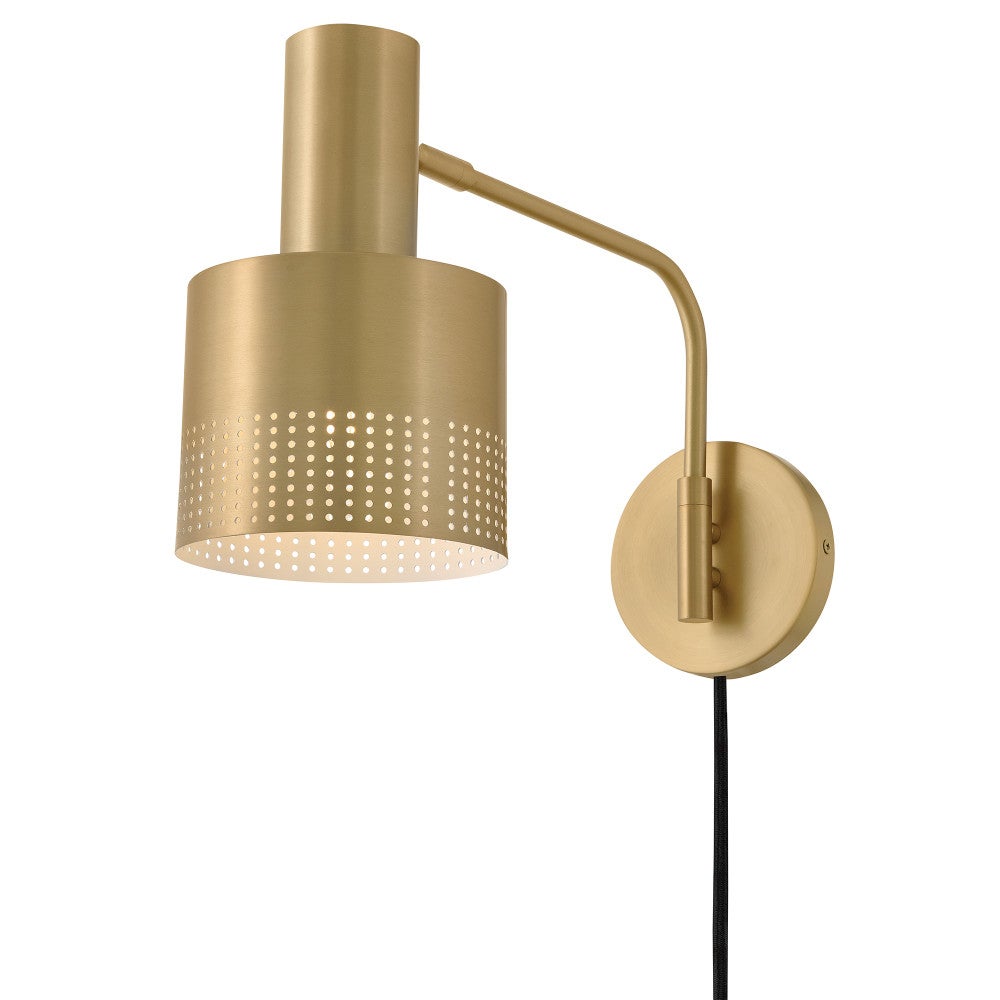 Applique murale articulée Lark 84620LCB Casey en laiton laqué