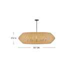 Hinkley Lighting 40386BLK-CML Luca Drum Chandelier in Black