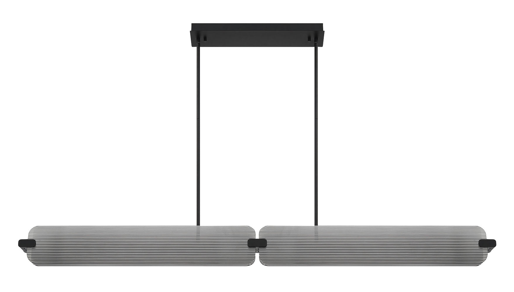 Eurofase 50056-019 Neoness LED Linear Chandelier in Matte Black