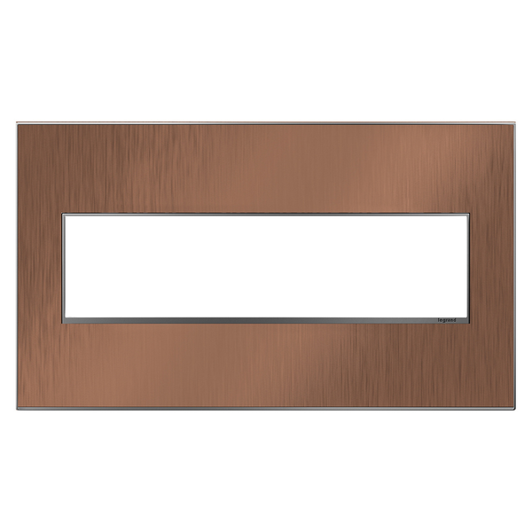 adorne® Four-Gang Screwless Wall Plate