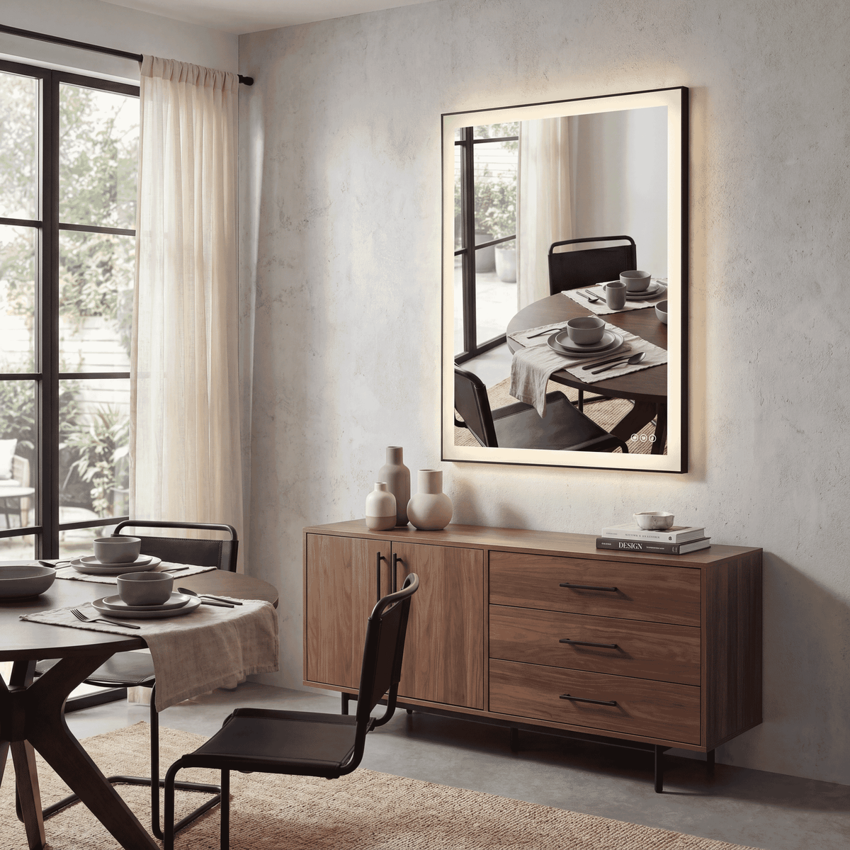 Savoy House 2-1230-30X36 Paulding LED Mirror in Black