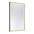 Savoy House 2-1231-48X32 Paulding LED Mirror in Black