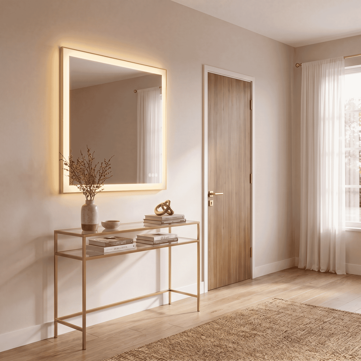 Savoy House 2-1233-30X36 Paulding LED Mirror in Gold
