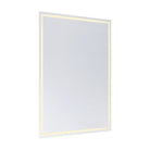 Miroir LED Beckett 2-1235-42X60 de Savoy House, finition givrée