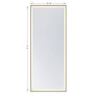 Savoy House 2-1239-30X72 Paulding LED Mirror in Black