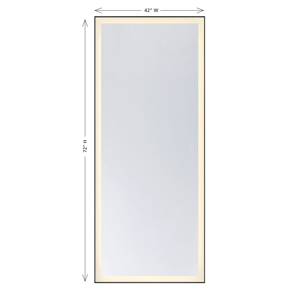 Savoy House 2-1239-30X72 Paulding LED Mirror in Black