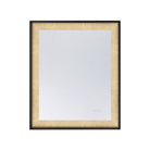 Savoy House 2-1242-30X36 Corvalis LED Mirror in Sand Black and Gold Leaf
