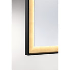 Savoy House 2-1242-30X36 Corvalis LED Mirror in Sand Black and Gold Leaf