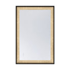 Savoy House 2-1243-48X32 Corvalis LED Mirror in Sand Black and Gold Leaf