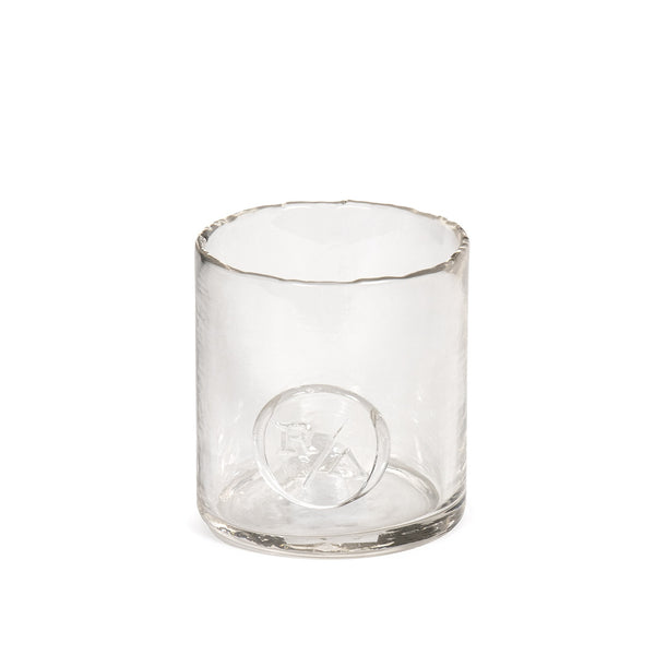 Votive en verre monogrammé