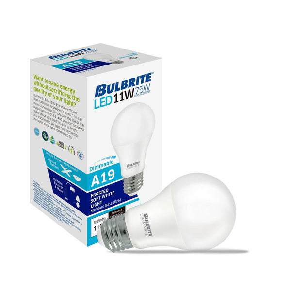 11W LED A19 75W EQUIV PREFERRED DIMMABLE 3000K E26 120V