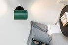 Faro Barcelona 20031-81-US Guadalupe Wall Sconce in Black/Green