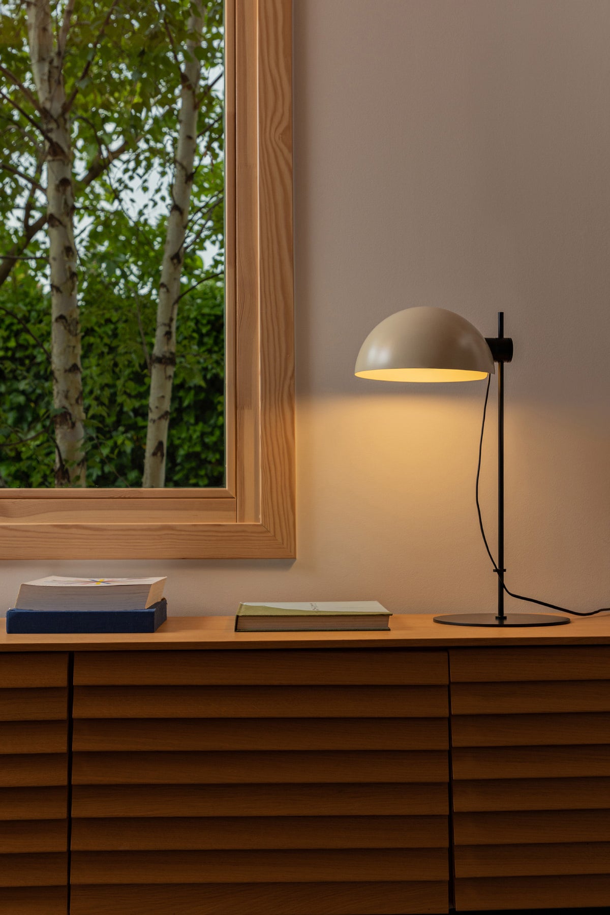 Faro Barcelona 20033-122-US Dominica Table Lamp in Beige