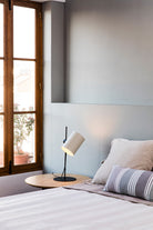 Faro Barcelona 20033-80-US Guadalupe Table Lamp in Black/Beige