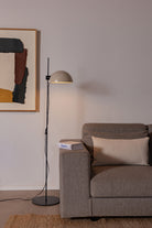 Faro Barcelona 20034-122-US Dominica Floor Lamp in Beige