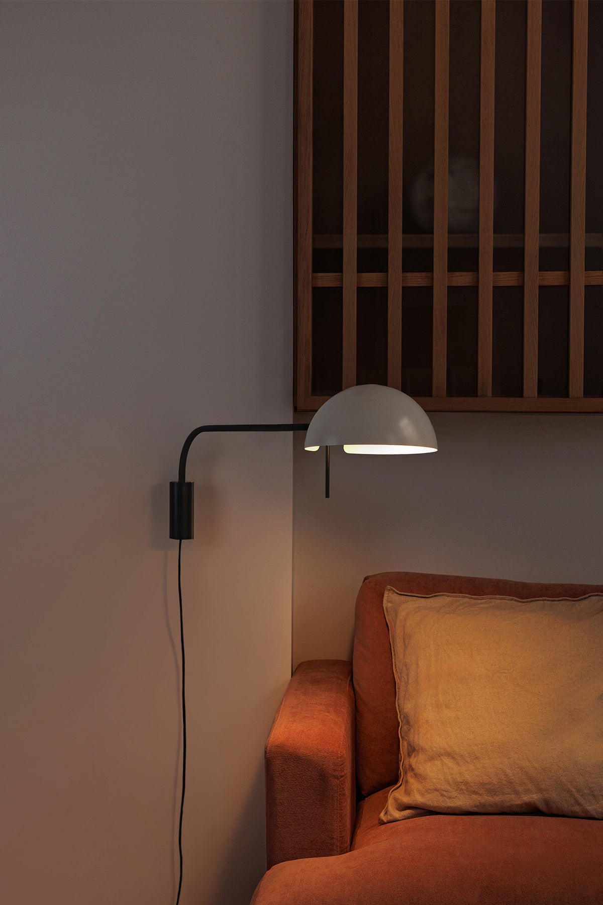 Faro Barcelona 20040-122-US Dominica Wall Sconce with Arm in Beige