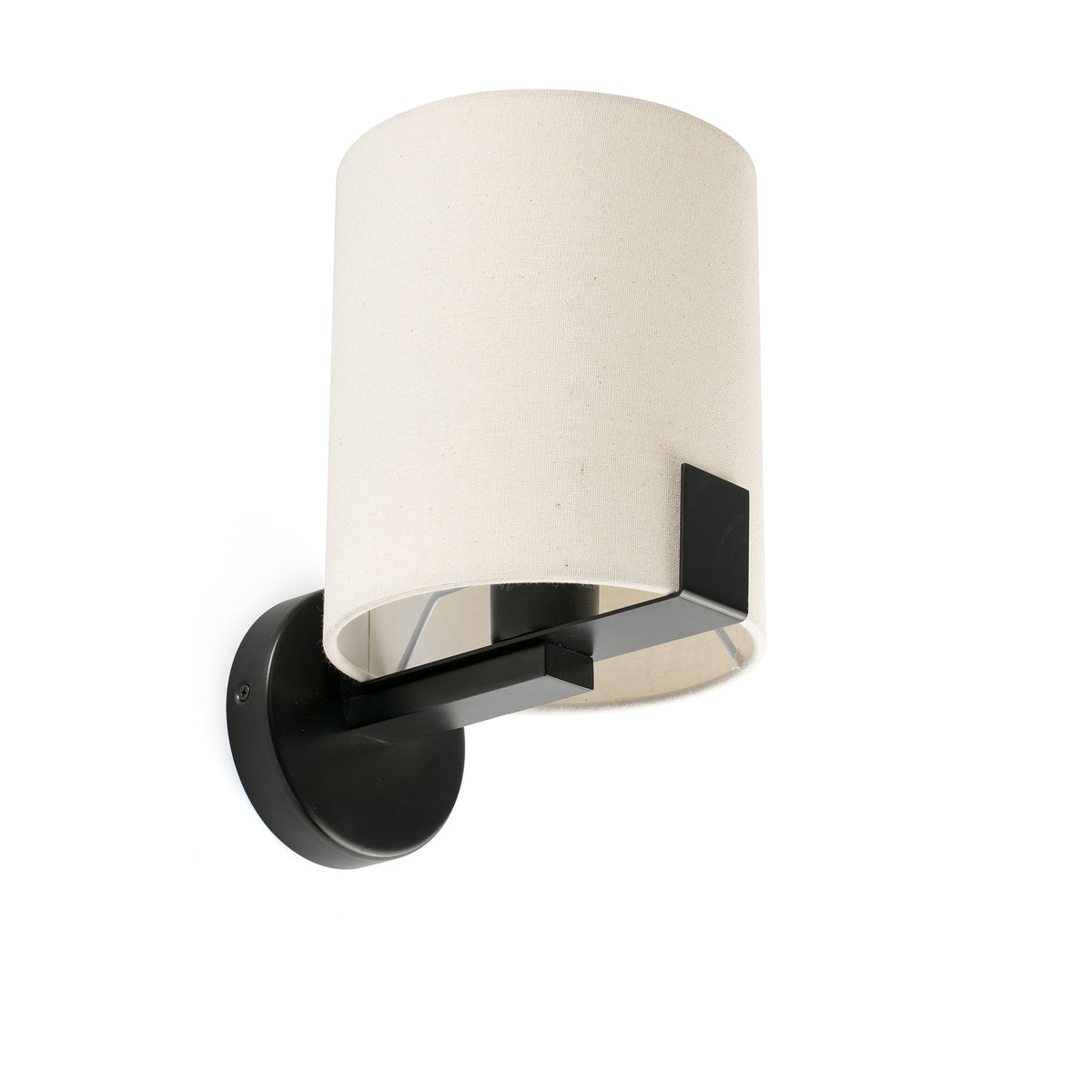Faro Barcelona 20052-US Nila Wall Sconce in Black/Off-White