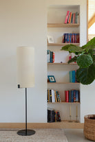 Faro Barcelona 20055-US Nila Floor Lamp in Black/Off-White