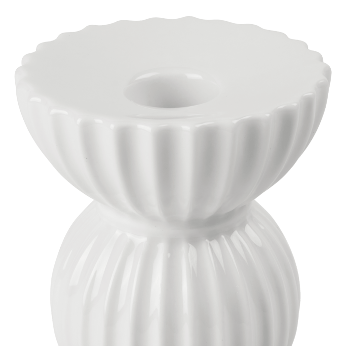 Lyngby Porcelæn 201465 Tura Candle Holder in White