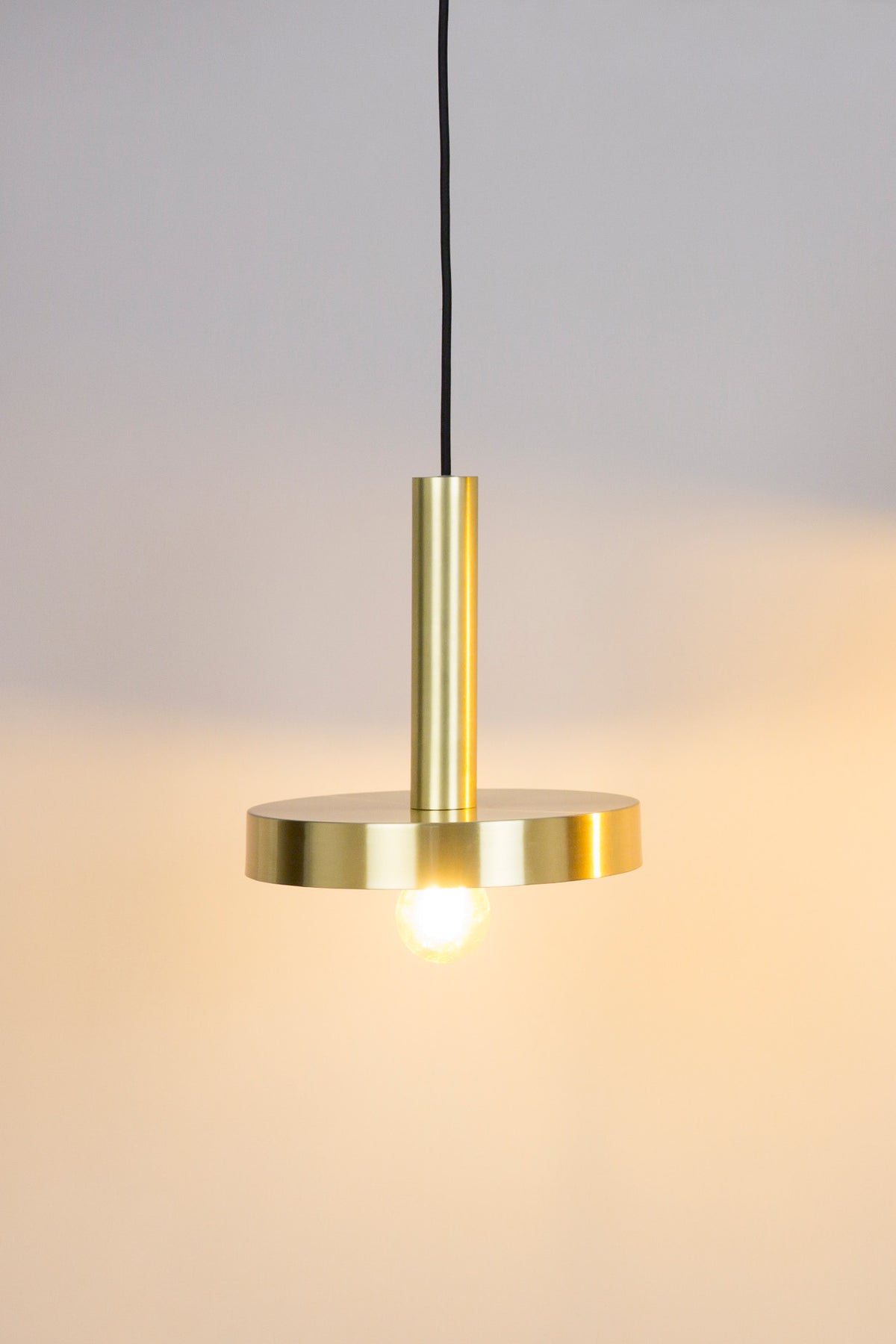 Faro Barcelona 20161-US Whizz Pendant in Satin Gold/Black
