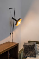 Faro Barcelona 20165-95-US Whizz Table Lamp in Black/Gold