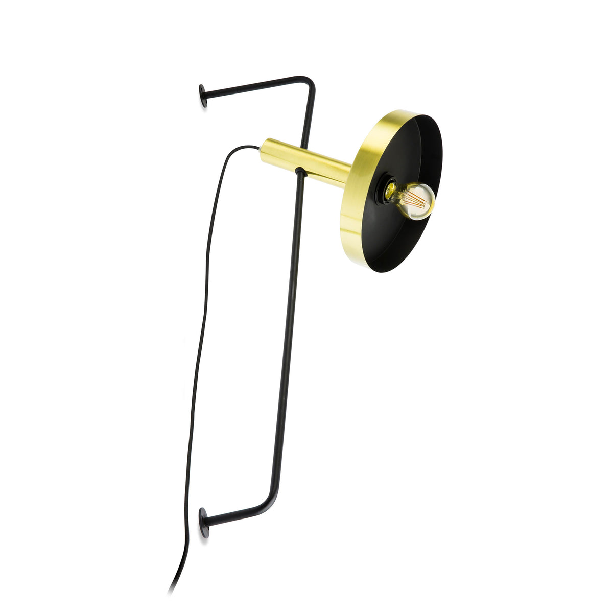 Faro Barcelona 20165-96-US Whizz Table Lamp in Gold/Black