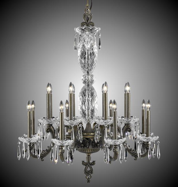 American Brass & Crystal CH9007C-4-08G-PI Blairsden Suspendu en argent