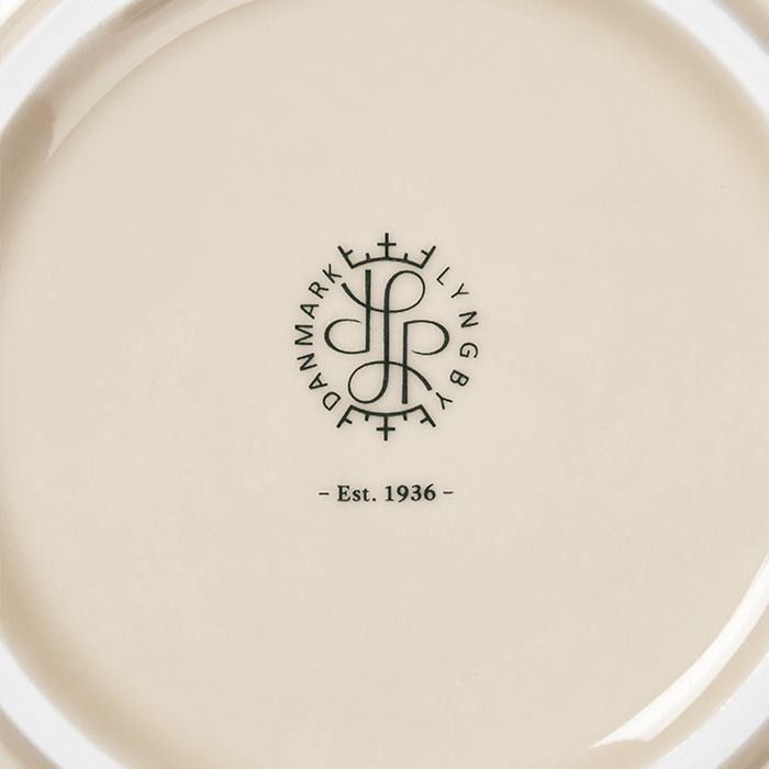 Lyngby Porcelæn 201821 Bol de service Rhombe Earth en marbre