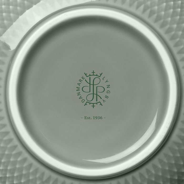 Lyngby Porcelæn 201825 Bol en terre Rhombe en mousse