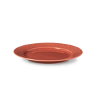 Lyngby Porcelæn 201935 Rhombe Color Plate in Terracotta