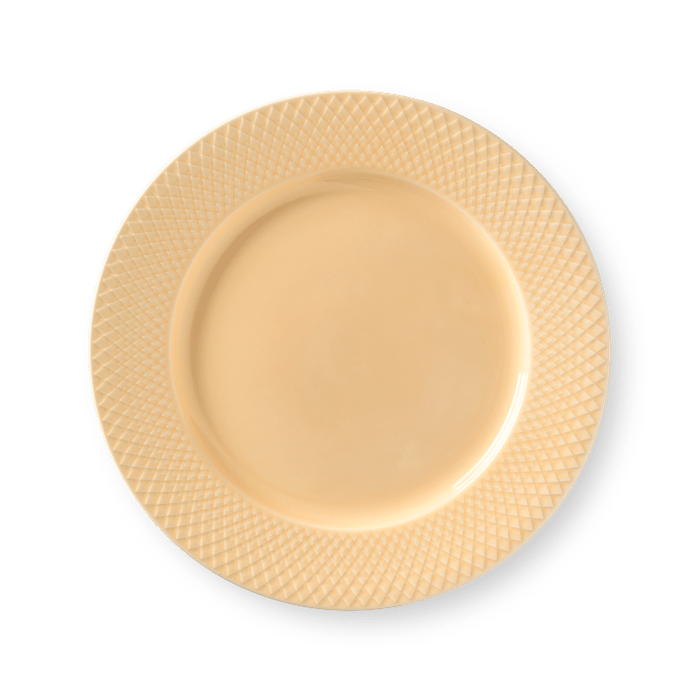 Lyngby Porcelæn 201945 Rhombe Color Plate in Sand