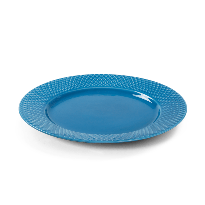 Lyngby Porcelæn 201946 Rhombe Color Plate in Blue