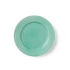 Lyngby Porcelæn 201990 Rhombe Color Plate in Aqua