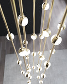 Sonneman 2161.38CS-27 Constellation 6" LED courte Suspension en laiton satiné