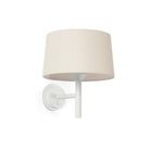 Faro Barcelona 20222-150-US Windsor Wall Sconce in White/Linen