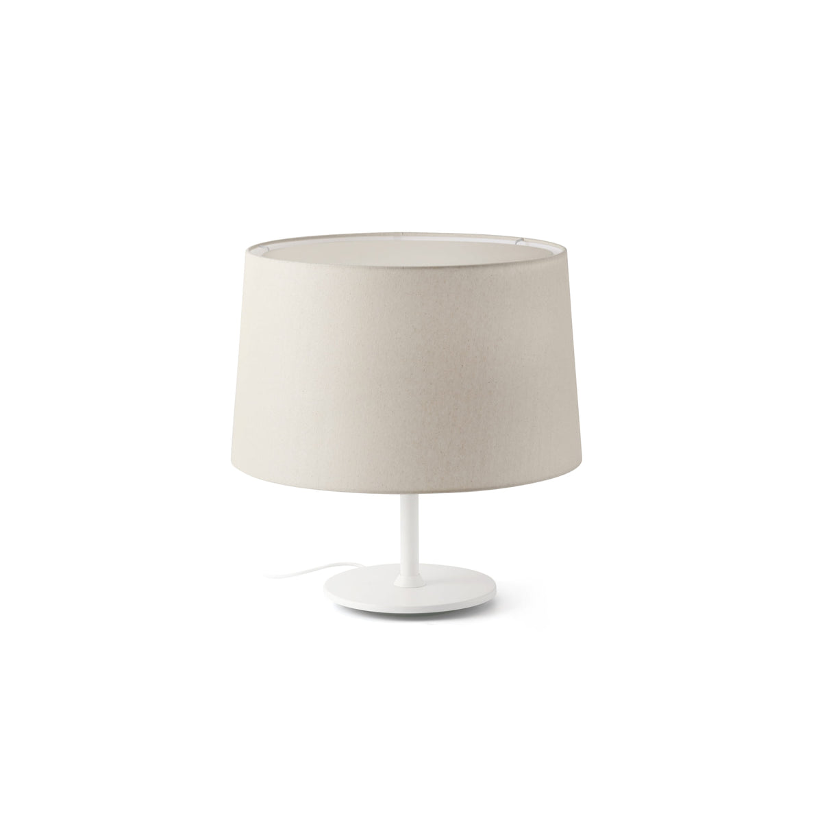 Faro Barcelona 20226-151-US Windsor Table Lamp in White/Linen