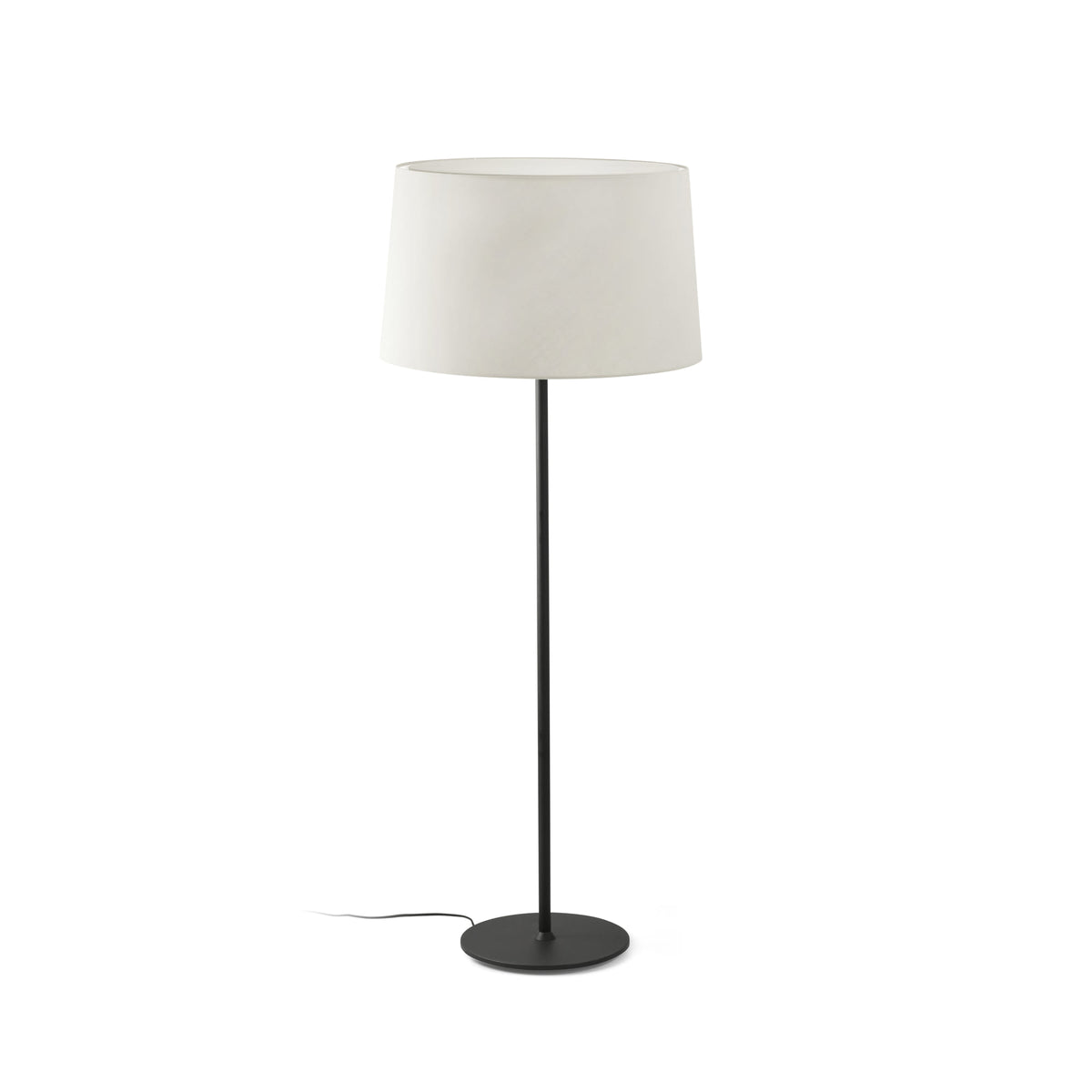 Faro Barcelona 20227-152-US Windsor Floor Lamp in Black/Linen
