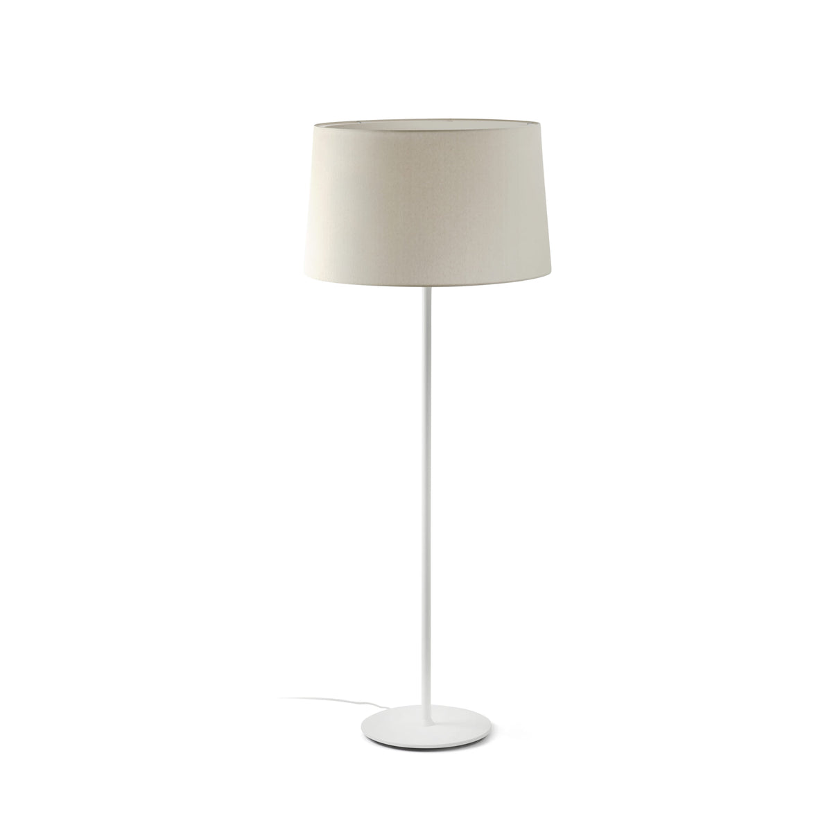 Faro Barcelona 20228-152-US Windsor Floor Lamp in White/Linen