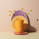 Lyngby Porcelæn 201950 Plat de service ovale couleur Rhombe en violet