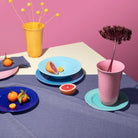 Lyngby Porcelæn 201982 Rhombe Color Plate in Turquoise