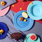 Lyngby Porcelæn 201946 Rhombe Color Plate in Blue