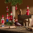 Kay Bojesen 39430 Santa Claus Wooden Figurine in Red/White