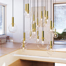 Sonneman 3760.38 Bulles Une Lumière Suspension en laiton satiné