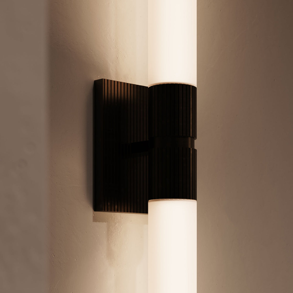 Sonneman 3963.51 Scepter LED Barre de bain en laiton noir
